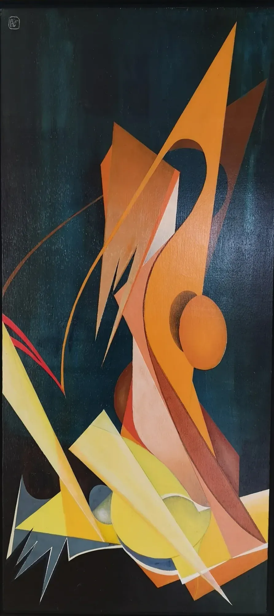 Flame Dance, oil on canvas by Bruce Thomson